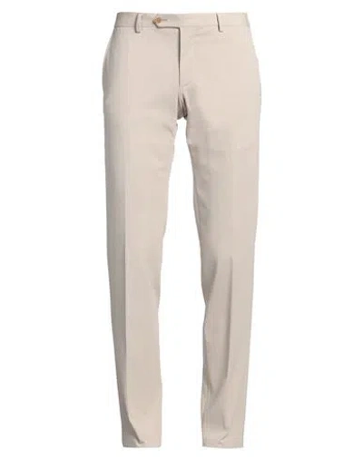 Tombolini Man Pants Beige Size 38 Cotton, Polyamide, Elastane