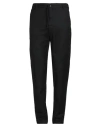 Tombolini Man Pants Black Size 38 Virgin Wool, Elastane In Black