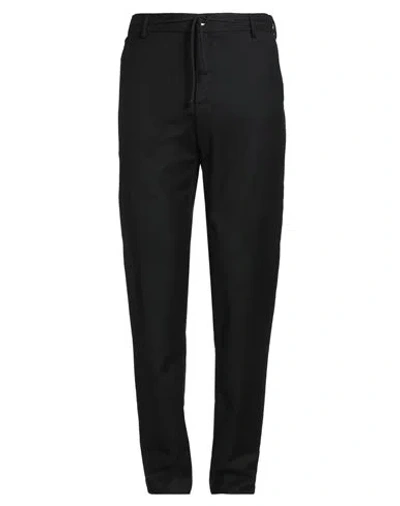 Tombolini Man Pants Black Size 38 Virgin Wool, Elastane