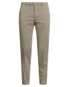Tombolini Man Pants Camel Size 38 Cotton, Elastane In Brown