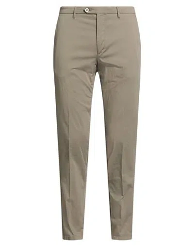 Tombolini Man Pants Camel Size 38 Cotton, Elastane In Brown