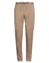 Tombolini Man Pants Camel Size 40 Polyamide, Elastane