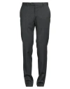 Tombolini Man Pants Charcoal Size 40 Wool, Lycra In Grey