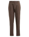 Tombolini Man Pants Dark Brown Size 40 Virgin Wool, Elastane