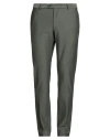 Tombolini Man Pants Green Size 36 Virgin Wool, Silk, Linen, Elastane