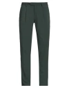 Tombolini Man Pants Green Size 42 Polyester, Viscose, Elastane