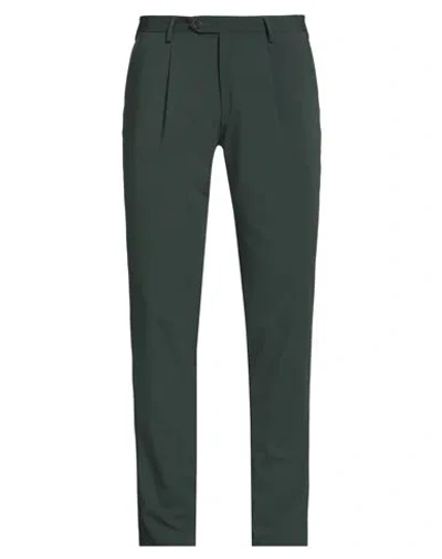 Tombolini Man Pants Green Size 42 Polyester, Viscose, Elastane