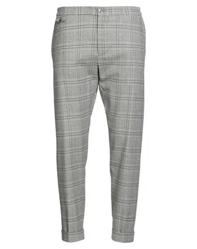 Tombolini Man Pants Grey Size 32 Virgin Wool, Elastane