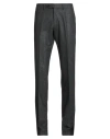 Tombolini Man Pants Grey Size 32 Virgin Wool In Black