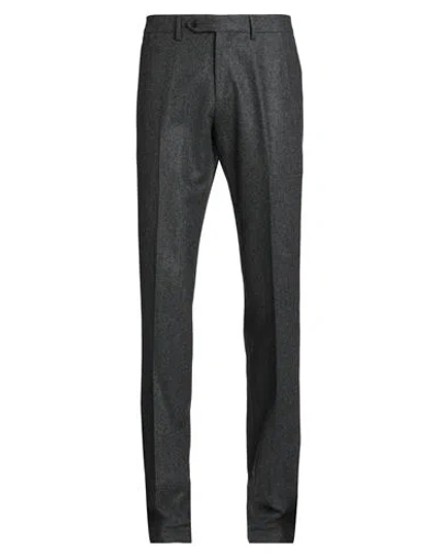 Tombolini Man Pants Grey Size 32 Virgin Wool In Black