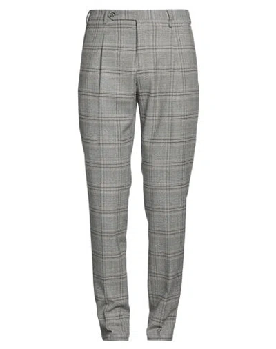 Tombolini Man Pants Grey Size 36 Virgin Wool, Elastane