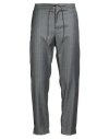 Tombolini Man Pants Grey Size 38 Wool, Lycra