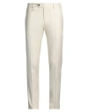 Tombolini Man Pants Beige Size 38 Cotton, Polyamide, Elastane In White