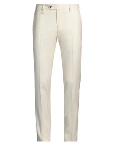 TOMBOLINI TOMBOLINI MAN PANTS IVORY SIZE 40 VIRGIN WOOL, ELASTANE