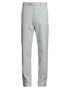 Tombolini Man Pants Light Grey Size 42 Virgin Wool In Gray