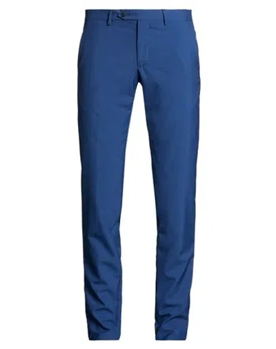 Tombolini Man Pants Midnight Blue Size 38 Polyester, Virgin Wool