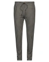 Tombolini Man Pants Military Green Size 34 Cotton In Green