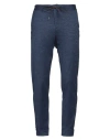 Tombolini Man Pants Navy Size 38 Virgin Wool, Silk, Linen, Elastane In Navy Blue