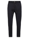 Tombolini Man Pants Navy Size 40 Virgin Wool, Polyamide, Elastane In Navy Blue