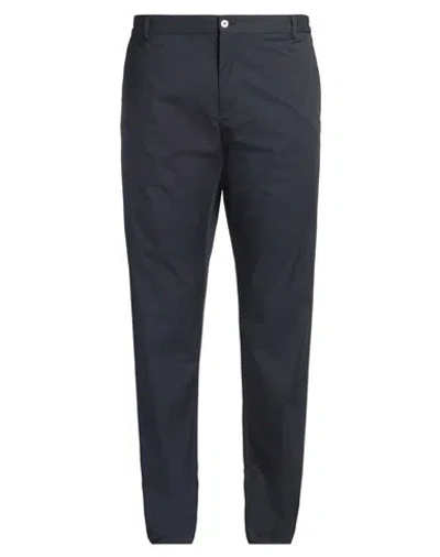 Tombolini Man Pants Navy Size 40 Cotton, Polyamide, Elastane In Blue