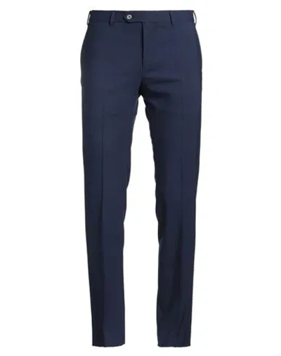 Tombolini Man Pants Navy Size 40 Virgin Wool, Elastane
