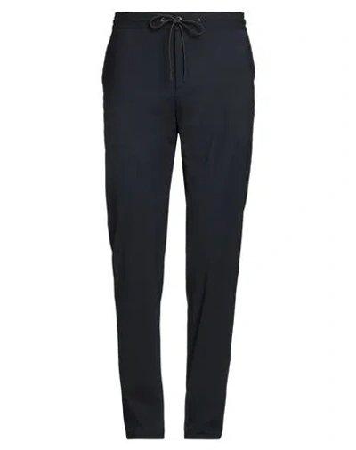 Tombolini Man Pants Navy Size 40 Virgin Wool, Elastane In Blue