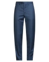 Tombolini Man Pants Navy Size 42 Virgin Wool In Blue