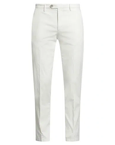 Tombolini Man Pants Off White Size 38 Cotton, Elastane