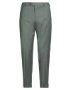 Tombolini Man Pants Sage Green Size 36 Virgin Wool, Polyamide, Silk, Elastane