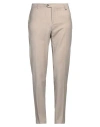 Tombolini Man Pants Sand Size 38 Virgin Wool, Elastane In Beige