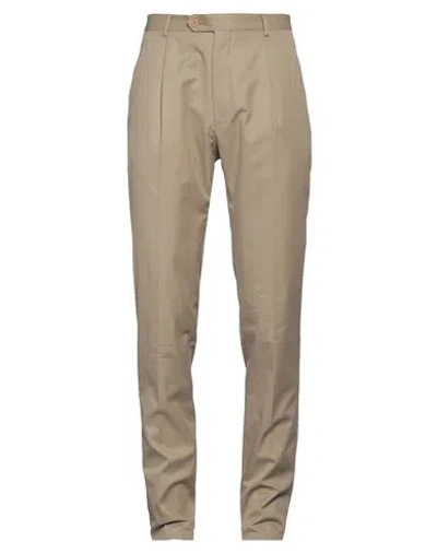 Tombolini Man Pants Sand Size 42 Cotton In Neutral