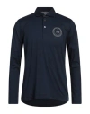 Tombolini Man Polo Shirt Midnight Blue Size 3xl Cotton
