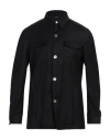 Tombolini Man Shirt Black Size 44 Virgin Wool, Elastane