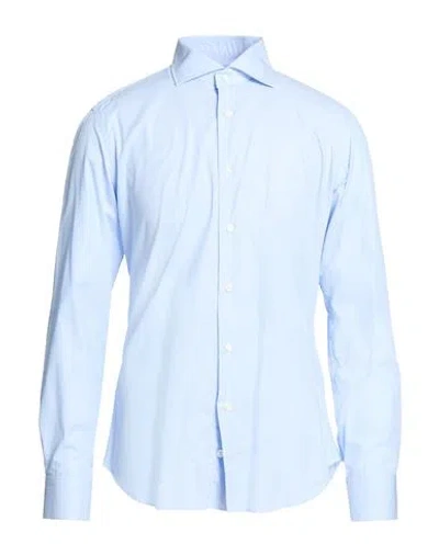 Tombolini Man Shirt Blue Size 15 ¾ Cotton