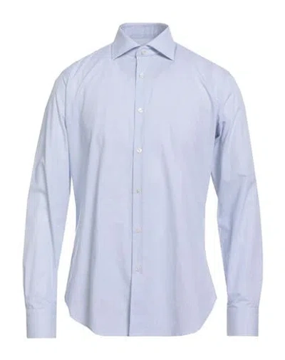 Tombolini Man Shirt Blue Size 17 ½ Cotton
