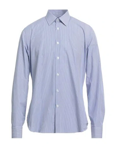 Tombolini Man Shirt Midnight Blue Size 17 ½ Cotton