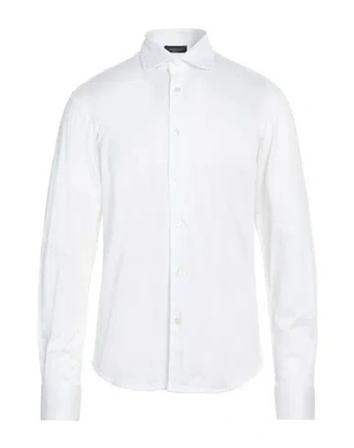 Tombolini Man Shirt White Size 46 Cotton