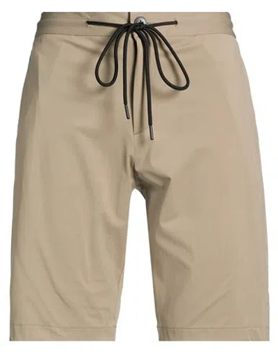 Tombolini Man Shorts & Bermuda Shorts Khaki Size 40 Polyamide, Elastane In Neutral