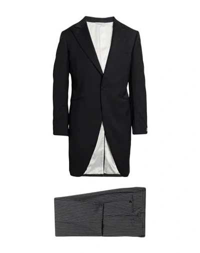 Tombolini Man Suit Black Size 40 Virgin Wool