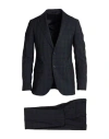 Tombolini Man Suit Black Size 42 Virgin Wool In Black