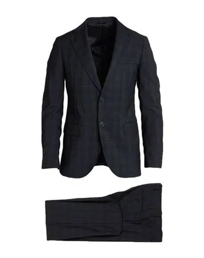 Tombolini Man Suit Black Size 42 Virgin Wool