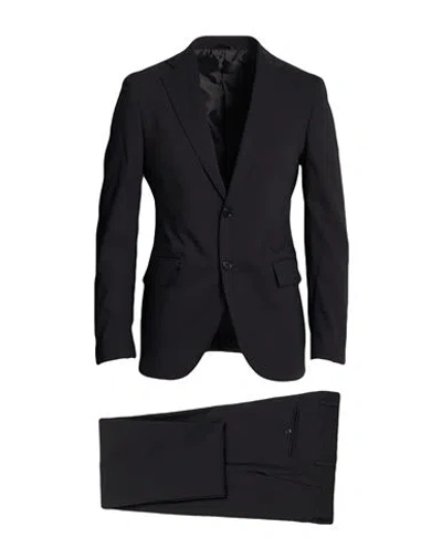 Tombolini Man Suit Black Size 42 Wool