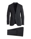 Tombolini Man Suit Black Size 42 Virgin Wool In Black
