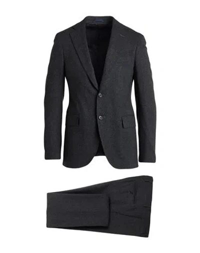 Tombolini Man Suit Black Size 44 Viscose, Polyamide, Elastane