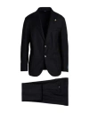 Tombolini Man Suit Black Size 46 Wool In Black