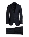 Tombolini Man Suit Black Size 50 Virgin Wool In Black