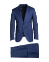Tombolini Man Suit Blue Size 48 Virgin Wool In Blue