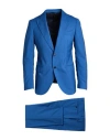 Tombolini Man Suit Blue Size 48 Virgin Wool