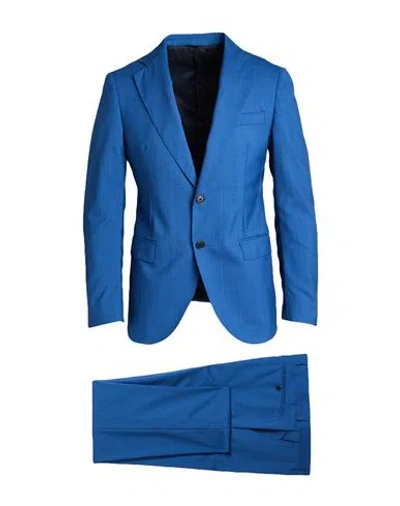 Tombolini Man Suit Blue Size 48 Virgin Wool