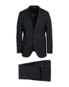 Tombolini Man Suit Charcoal Size 42 Polyester, Wool, Viscose